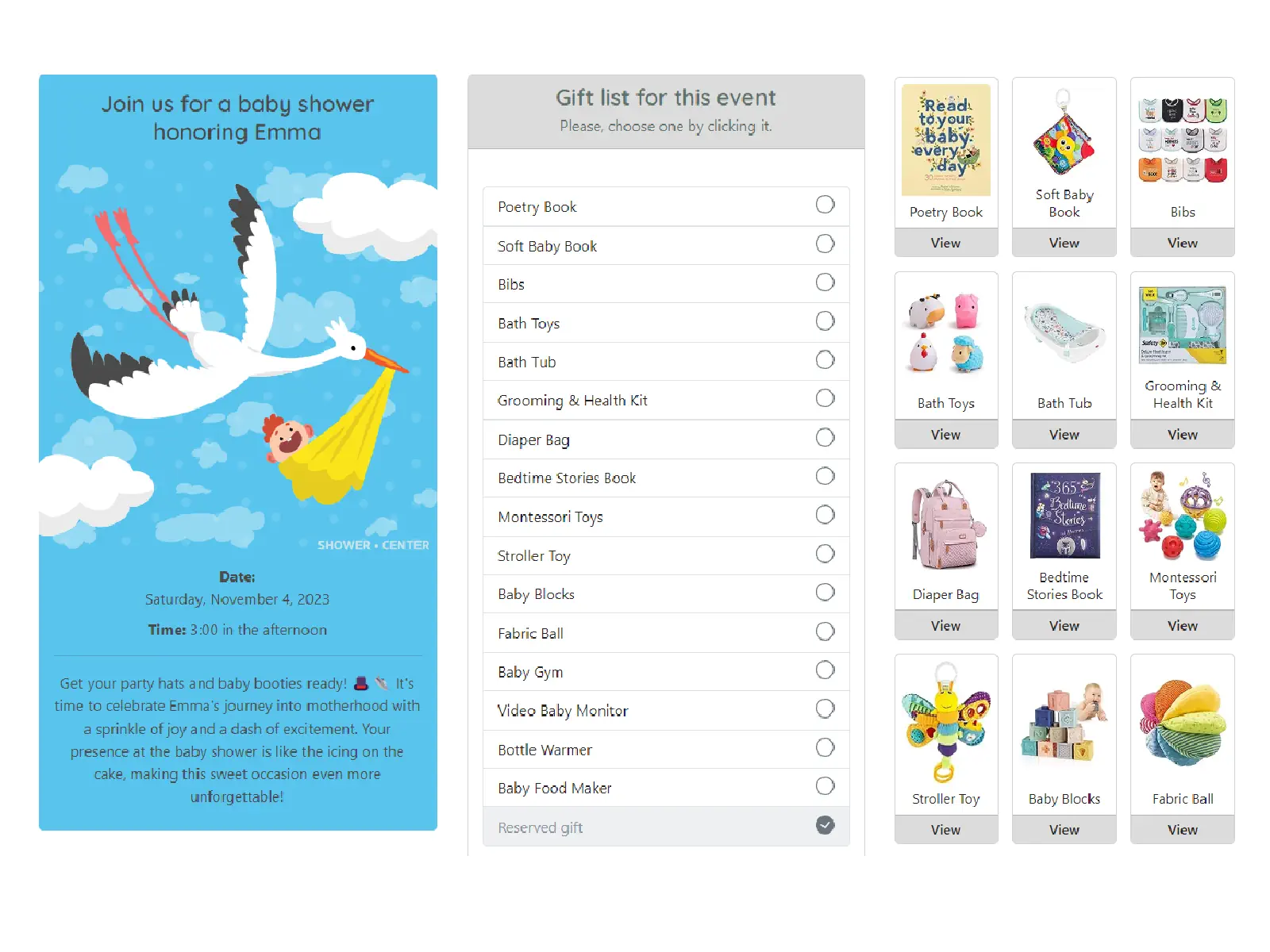 A Better Alternative to Baby Registry Discover a more convenient way to organize your baby shower gifts by sending