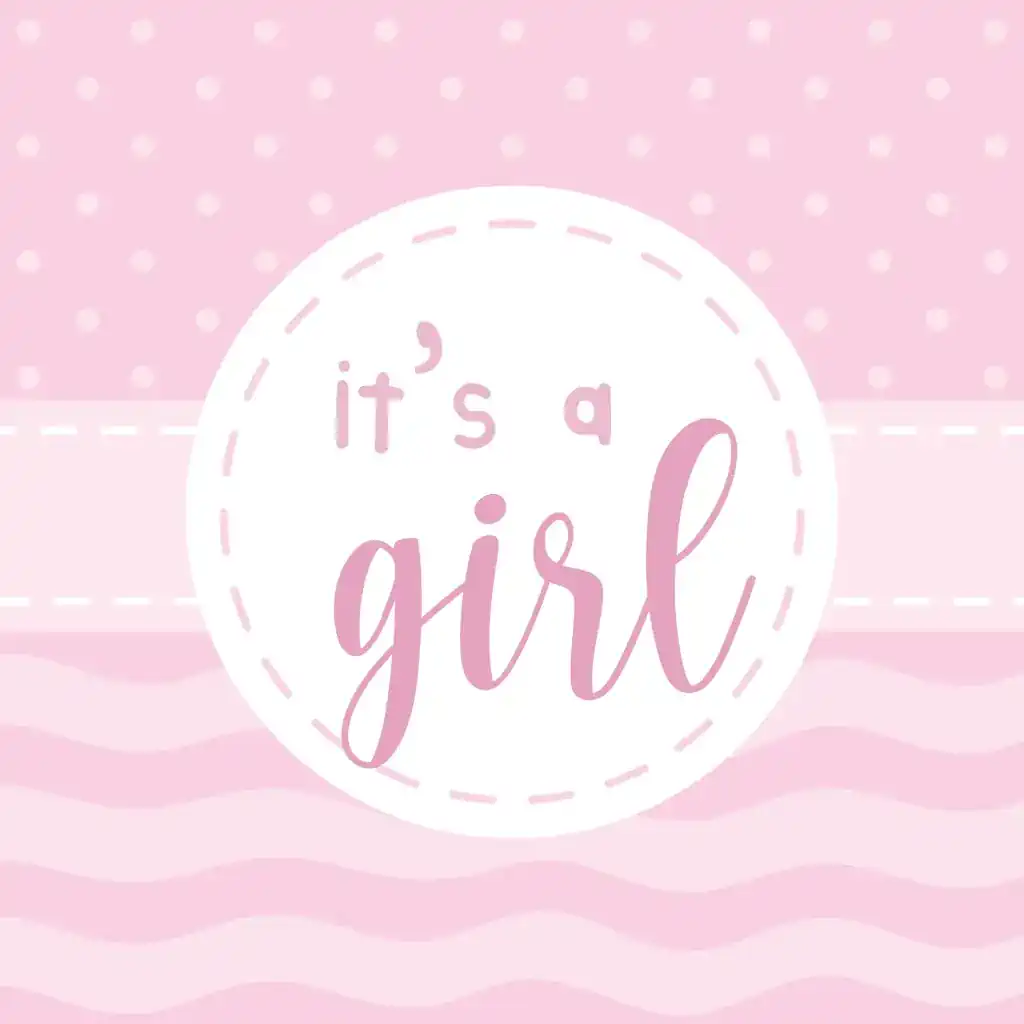Baby Shower Card Invitation its a girl message