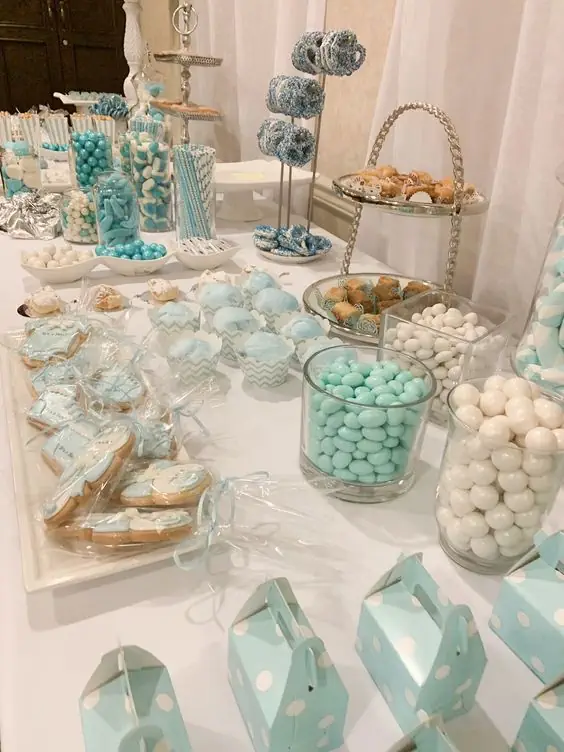 Sweet Table Turquoise for Baby Shower