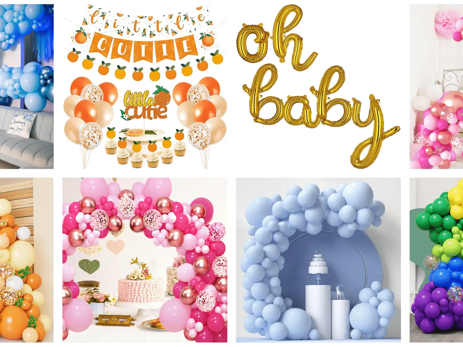 Decoración para baby shower, rápida y fácil Crea un baby shower encantador y personalizado con esta guía. Elige temas,